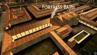 Animation of ancient Roman Fort in Caerleon Wales [upl. by Yhtommit306]