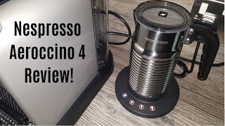 Nespresso Aeroccino 4 Milk Frother Review  Worth upgrading from the Aeroccino 3 [upl. by Alebasi638]