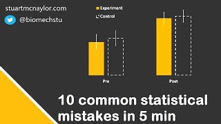 Ten Statistical Mistakes in 5 Min [upl. by Chapen]