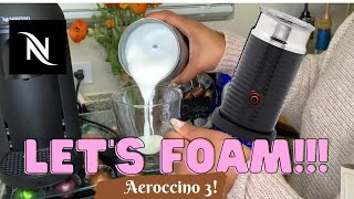 How To Foam Milk With Aeroccino 3 Make Coffee With Foam Tips amp Tricks  Easy Foamed Latte Recipe [upl. by Adnam693]