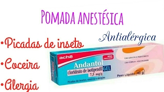 Resenha PomadaAndantol Gel [upl. by Eilsek]