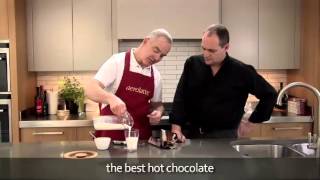 How to make a hot chocolate using an aerolatte milk frother [upl. by Phares]