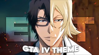 Aizen x Urahara  GTA IV Theme Edit [upl. by Noleta]